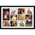 A4 Family Photo Collage Frame | Black Wall Decor